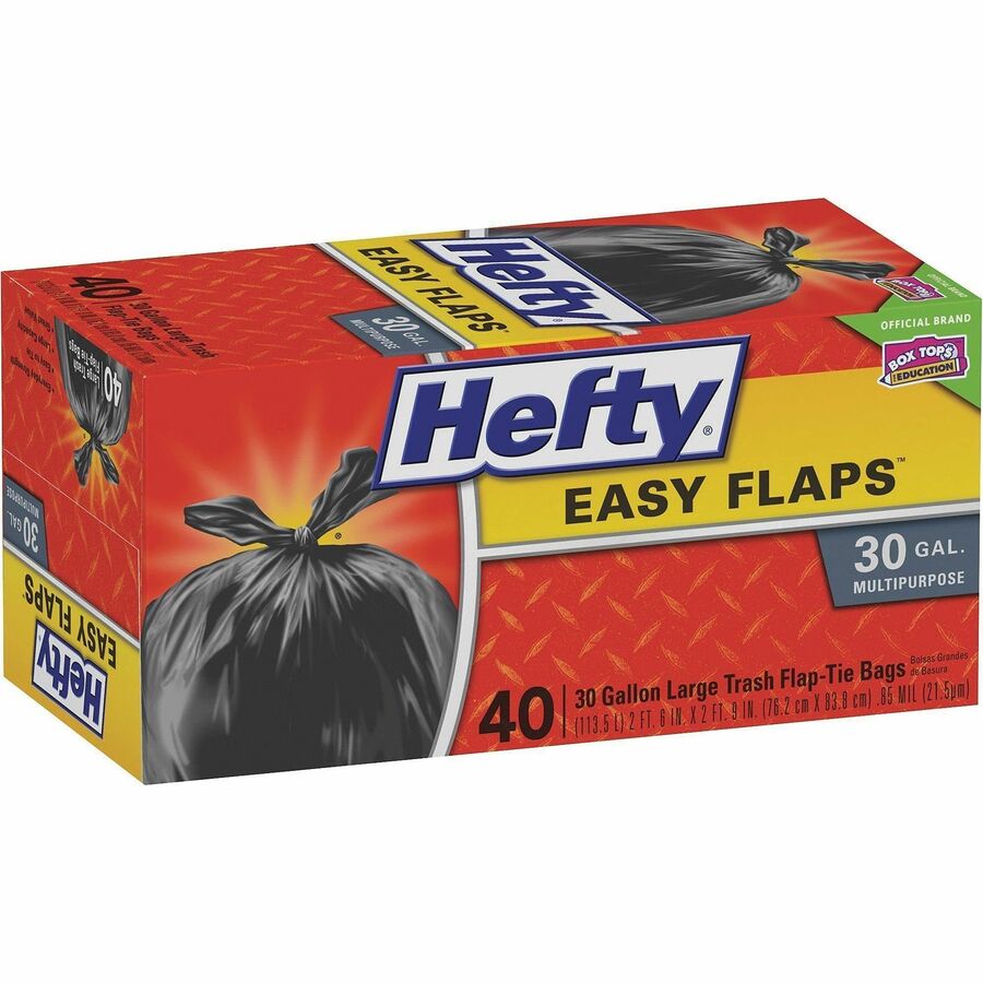 Hefty Easy Flaps 30-gallon Large Trash Bags - Alternate-Image1