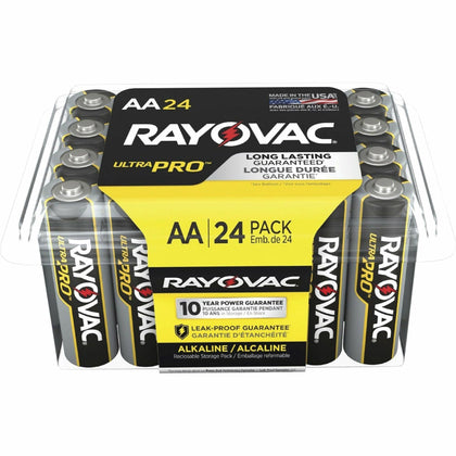 Rayovac Ultra Pro Alkaline AA Batteries - Reliable Power for Multipurpose Use - & Battery Chargers