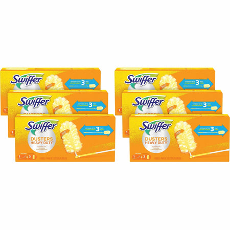 Swiffer 360 Dusters Extender Kit - 36" Handle Length - Plastic Handle - White - 6 / Carton