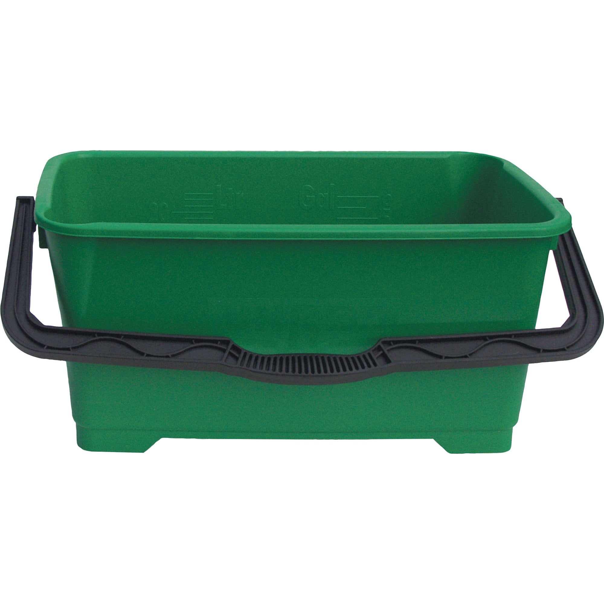 Unger Heavy-duty 6-gallon Pro Bucket - 6 gal - Heavy Duty, Ergonomic Design, Handle - Green - 5 / Carton