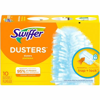 Swiffer Unscented Dusters Refills: Fiber Cleaning - 10/Box