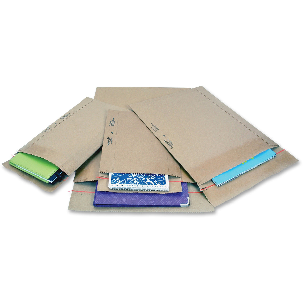 Jiffy Mailer Padded Self-seal Mailers - Multipurpose - #0 - 6" Width x 10" Length - Self-sealing Flap - Natural Kraft, Satin Gold - Kraft - 25 / Carton