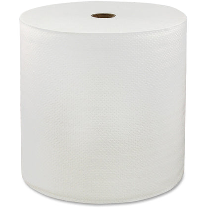 LoCor Hardwound 1-Ply Paper Towels - 850’ Per Roll - Pack Of 6 Rolls