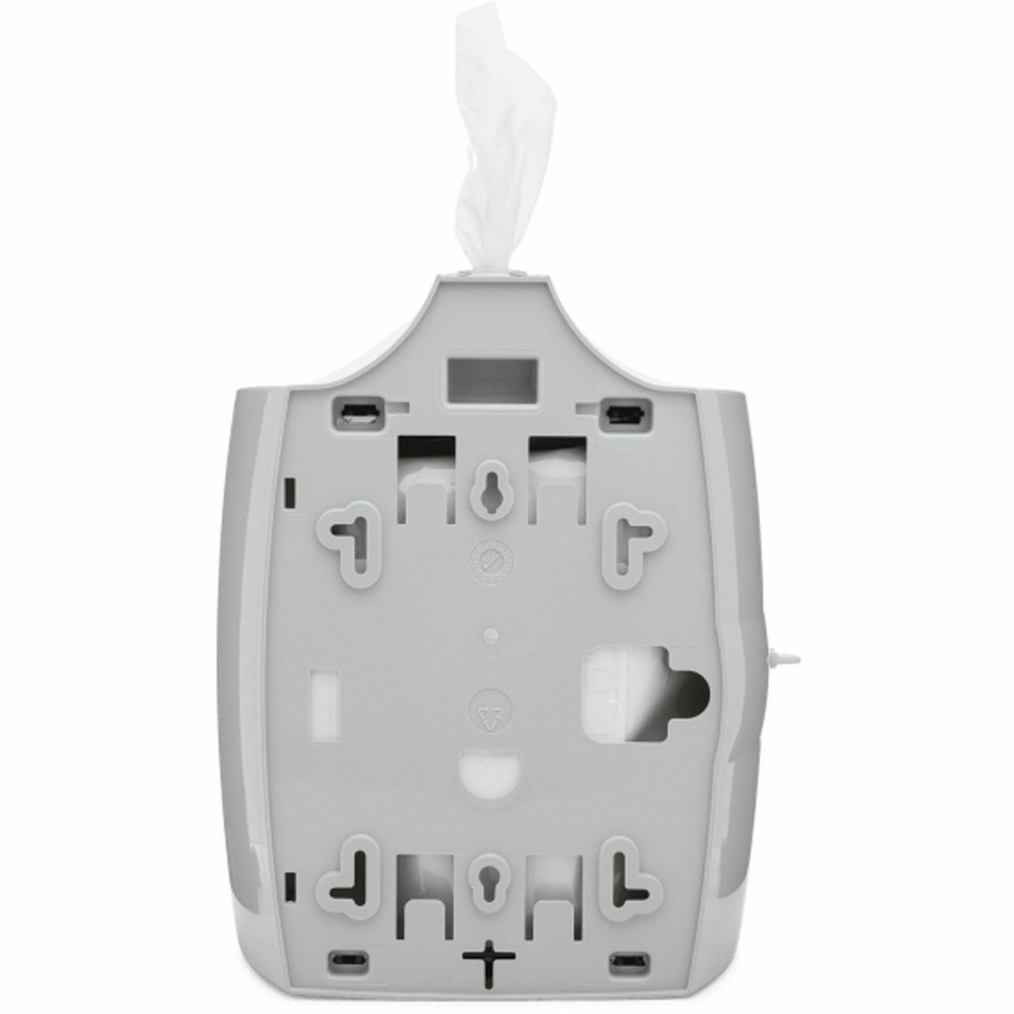 2XL GymWipes Touchless Dispenser - 1 x Roll - 11" Height x 13.5" Width x 11" Depth - Plastic - Smoke Gray - Touch-free, Hinged, Contemporary Style, Durable - 1 Each