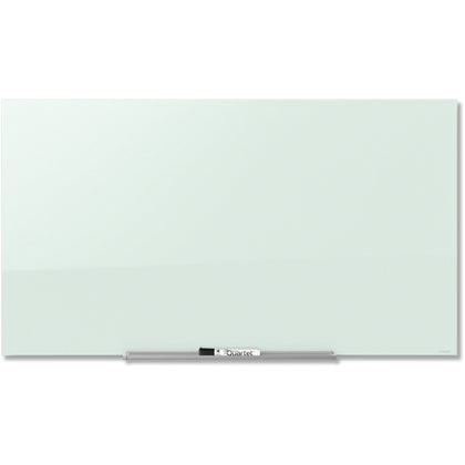 Quartet InvisaMount 50’’ Magnetic Glass Dry-Erase Board - White Tempered - Dry Erase Boards
