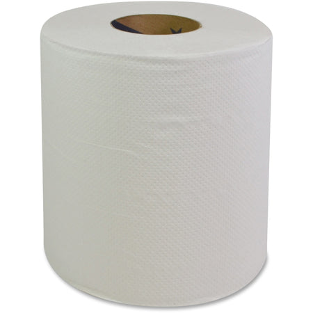 GCN Center Pull Dispenser Paper Towels - 2 Ply - 6" Width x 300 ft Length - 360 Sheets/Roll - 2 45/64" Core - White - 360/Pack - 6 / Carton