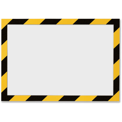DURABLE Security Frame: Twin-color Border 8.50’’ x 11’’ Square Shape - Safety Signs