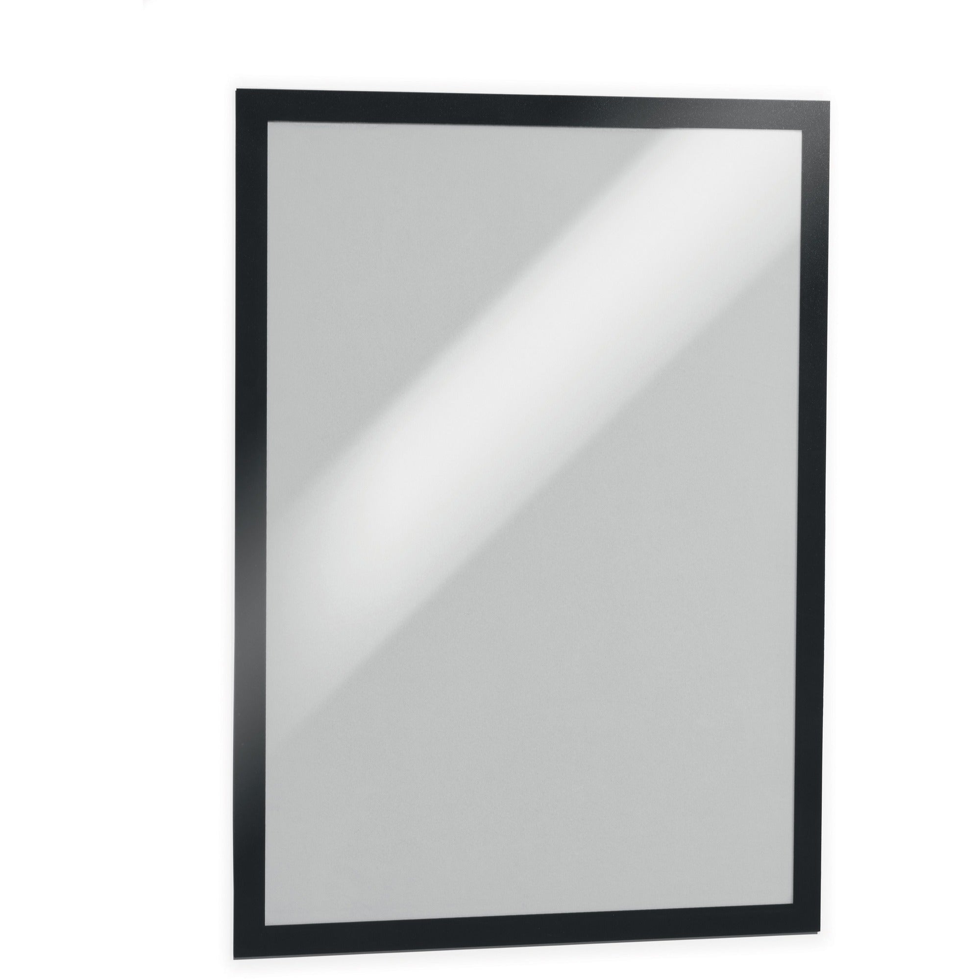 DURABLE Duraframe Tabloid - 11" x 17" Frame Size - Rectangle - Horizontal, Vertical - Self-adhesive, Magnetic, Dual-sided, Sturdy - Black - 2 / Pack
