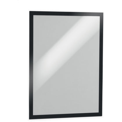 DURABLE Duraframe Tabloid 11x17 Frame: Self-adhesive Magnetic Dual-sided - Black (2/Pack) - Signs & Nameplates