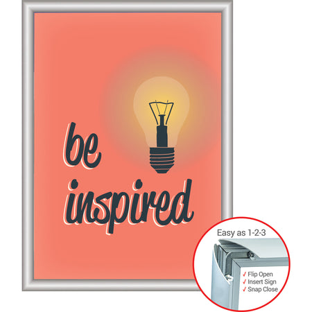 Deflecto Wall-Mount Display Frame - Alternate-Image5