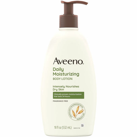 Aveeno Daily Moisturizing Body Lotion: Soothing Oat Formula for Dry Skin - Skin/Body Lotions