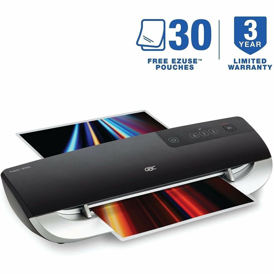 GBC Fusion 3000L 9" Laminator: Pouch Lamination for 9" Width, 5 mil Thickness