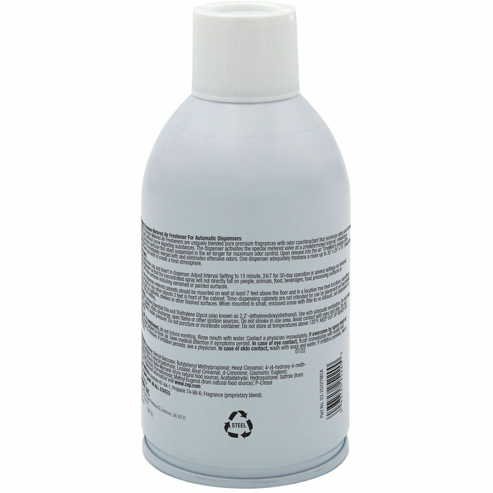 TimeMist Metered 30-Day Country Garden Scent Refill - Spray - 6000 ftÔøΩ - 6.6 fl oz (0.2 quart) - Country Garden - 30 Day - Long Lasting, Odor Neutralizer - 12 / Carton