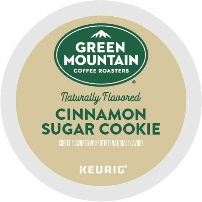 Green Mountain Coffee K-Cup, Pod Coffee - Compatible with Keurig Brewer - Regular - Light - K-Cup, Pod - Cinnamon Sugar Cookie - Kosher - 24 / Pack