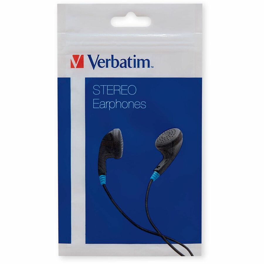 Verbatim Stereo Earbud: Mini-phone Wired Black