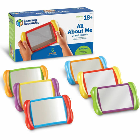 Learning Resources All About Me 2-in-1 Mirrors - Mirror Toy - Theme/Subject: Learning, Fun - 2 Year & Up