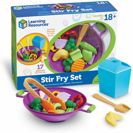 New Sprouts - Stir Fry Play Set - 17 / Set - Assorted - Plastic