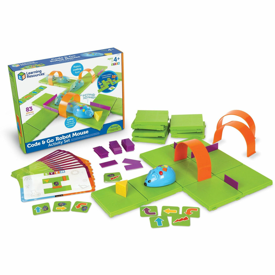 Learning Resources Code/Go Robot Mouse Activity Set - Robotics Toy - Theme/Subject: Learning - 5 Year & Up