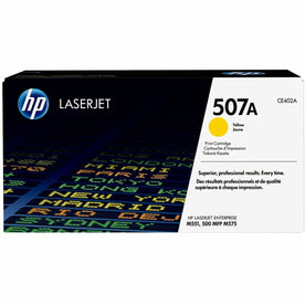 HP 507A Original Laser Toner Cartridge - Single Pack - Yellow - 1 Each - 1500
