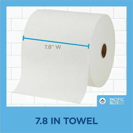 Pacific Blue Ultra High-Capacity Recycled Paper Towel Rolls - Alternate-Image3