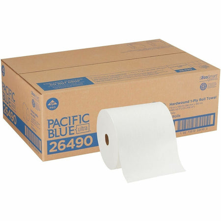 Pacific Blue Ultra High-Capacity Recycled Paper Towel Rolls - 1500