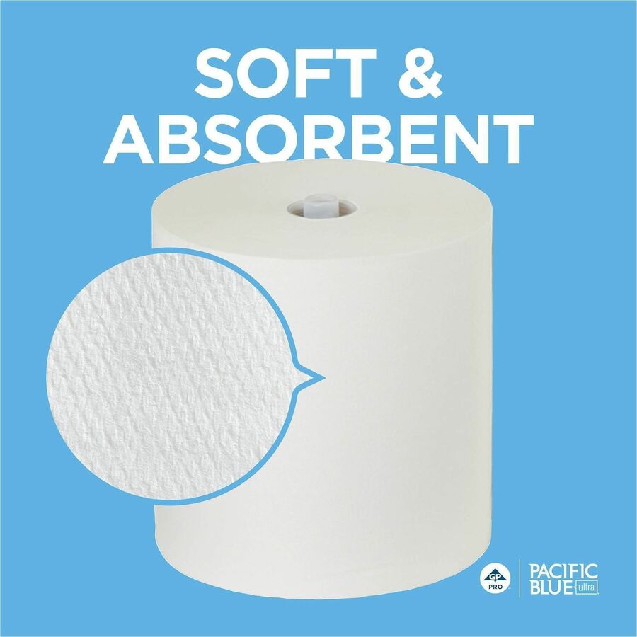 Pacific Blue Ultra High-Capacity Recycled Paper Towel Rolls - Alternate-Image4