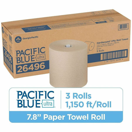 Pacific Blue Ultra High-Capacity Recycled Paper Towel Rolls - Alternate-Image2