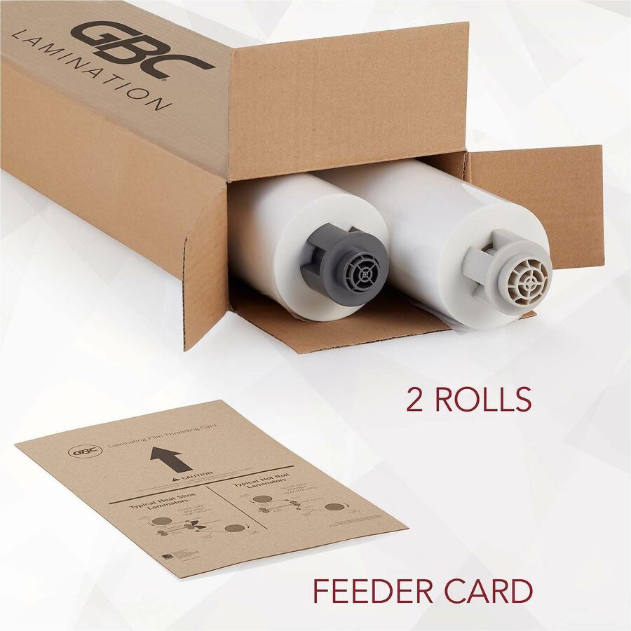 GBC EZ Load Gray End Cap Laminating Roll Film - Alternate-Image2