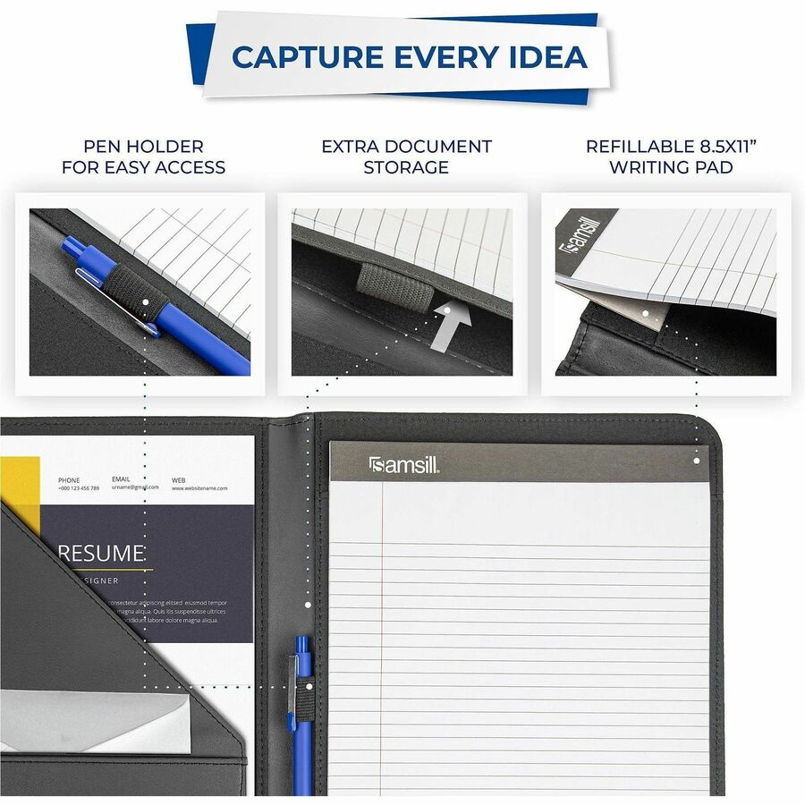 Samsill Letter Pad Folio - Alternate-Image5