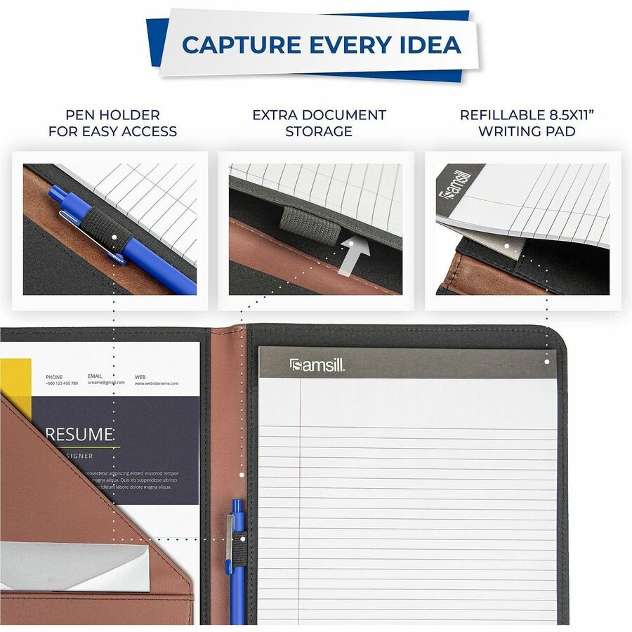Samsill Letter Pad Folio - Alternate-Image5