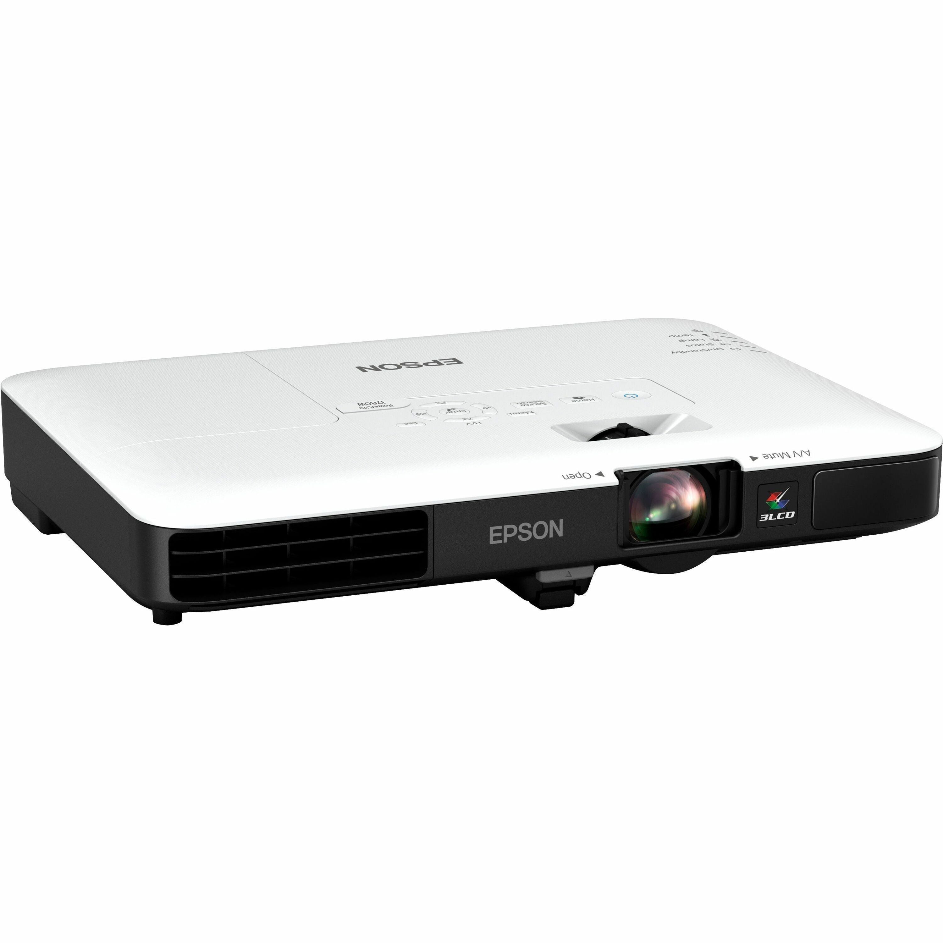 Epson PowerLite 1780W LCD Projector: WXGA 3000 lm HDMI & USB - Projectors Accessories