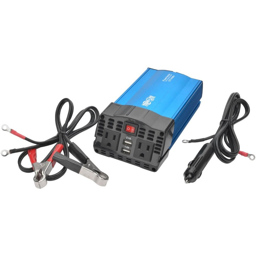 Tripp Lite series PowerVerter PV375USB Power Inverter - Input Voltage: 12 V DC - Output Voltage: 120 V AC - Continuous Power: 375 W