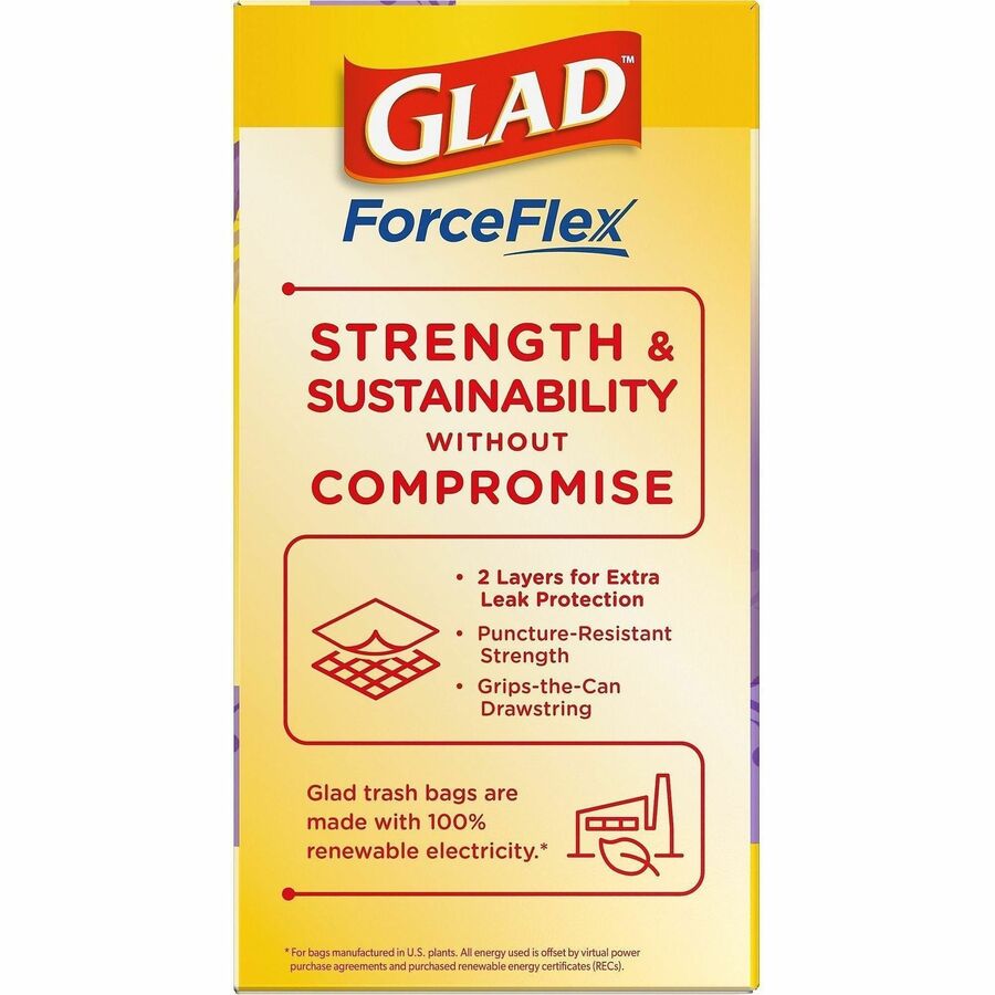 Glad ForceFlex Tall Kitchen Drawstring Trash Bags - Alternate-Image14