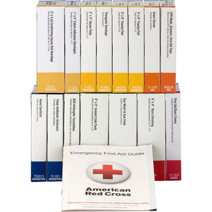 First Aid Only 25-Person Unitized Refill Kit - ANSI Compliant - 84 Pieces - Kits