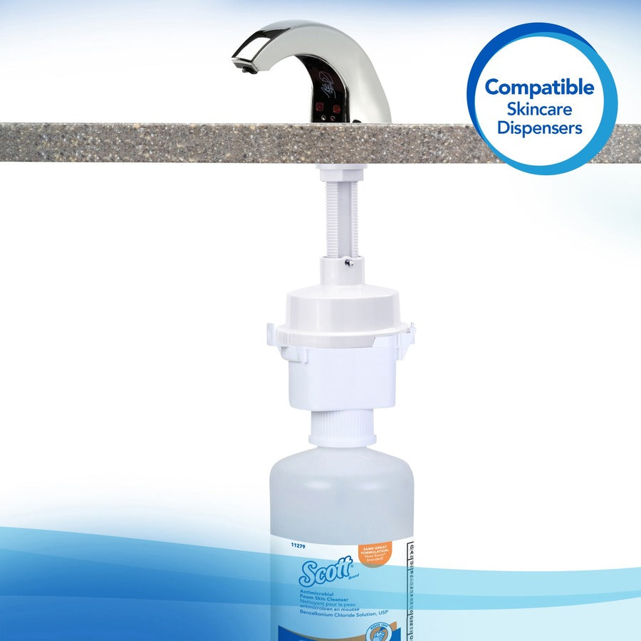Scott® Counter-Mount Pump Bottle Dispensers - 1.59 Quart - Kills Germs - Moisturizing - Triclosan-Free - Hand