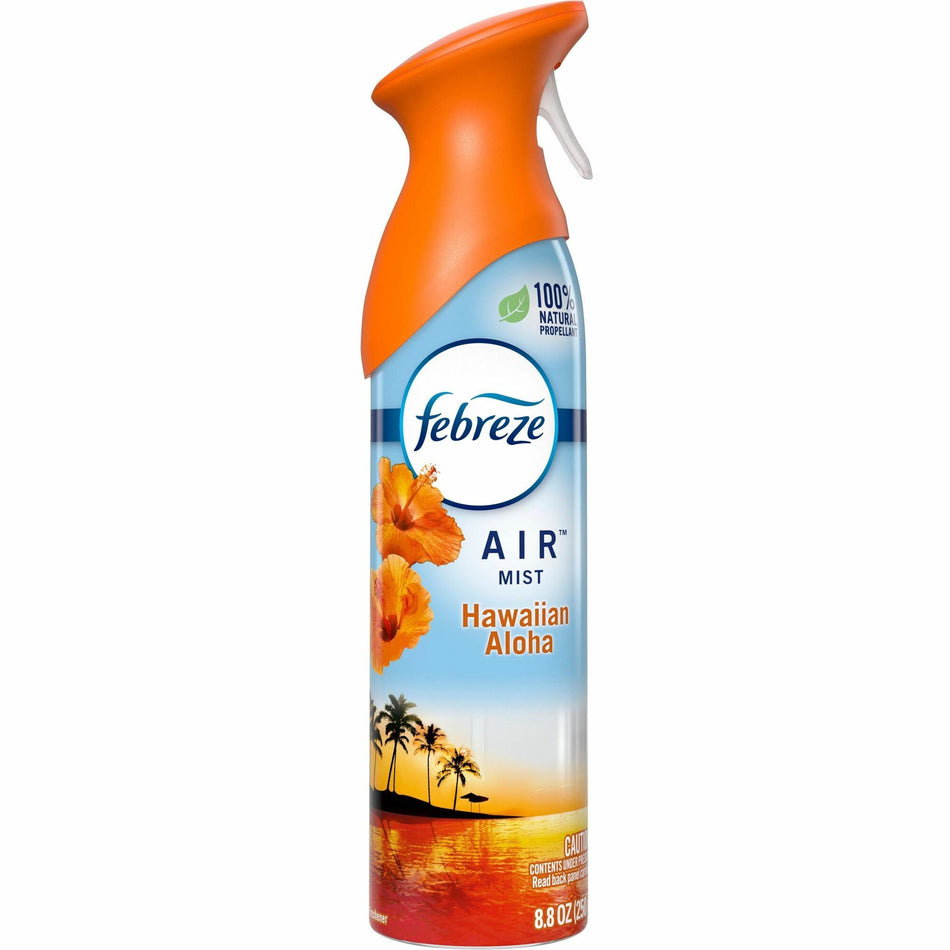 Febreze Air Freshener Spray - Spray - 8.5 fl oz (0.3 quart) - Hawaiian Aloha - Odor Neutralizer, VOC-free - 1 Each