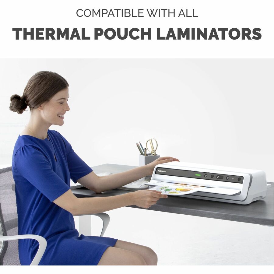 Fellowes Letter-Size Thermal Laminating Pouches - Alternate-Image7