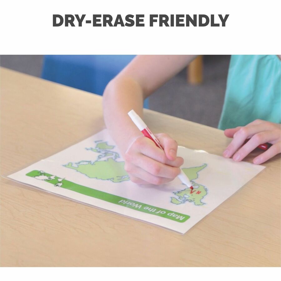 Fellowes Letter-Size Thermal Laminating Pouches - Sheet Size Supported: Letter 8.50" Width x 11" Length - Laminating Pouch/Sheet Size: 9" Width x 5 mil Thickness - Glossy - for Document - Durable, Photo-safe, Erasable, Water Proof - Clear - 100 / Pack