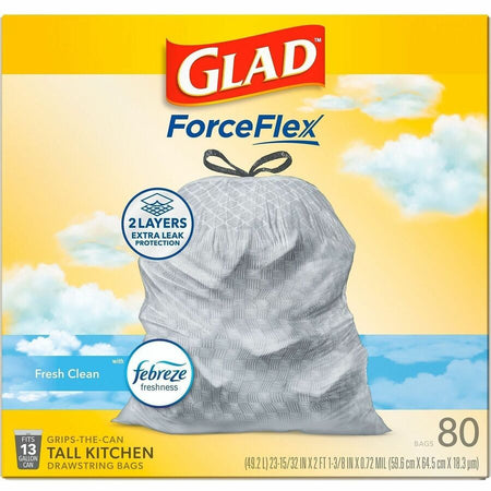 Glad ForceFlex Tall Kitchen Drawstring Trash Bags - Alternate-Image2