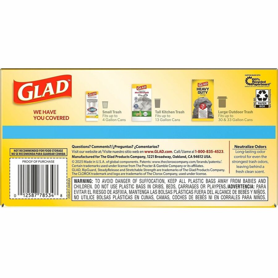 Glad ForceFlex Tall Kitchen Drawstring Trash Bags - Alternate-Image16