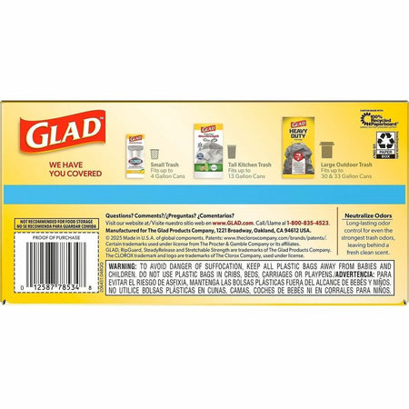 Glad ForceFlex Tall Kitchen Drawstring Trash Bags - Alternate-Image16