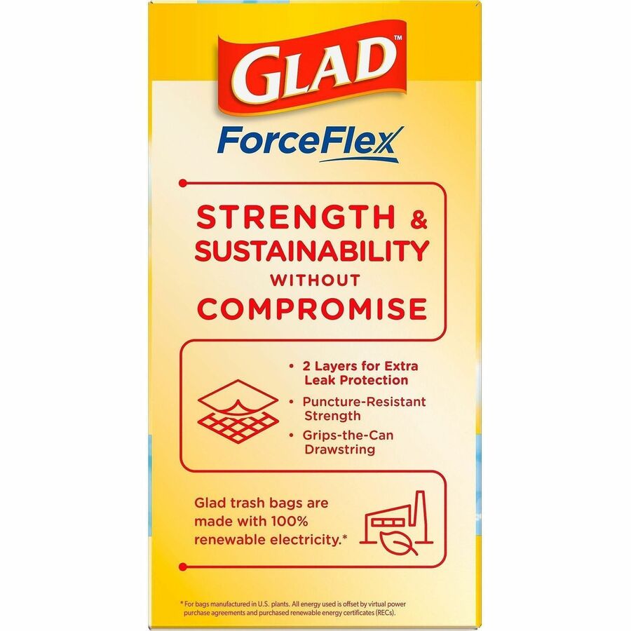 Glad ForceFlex Tall Kitchen Drawstring Trash Bags - Alternate-Image14