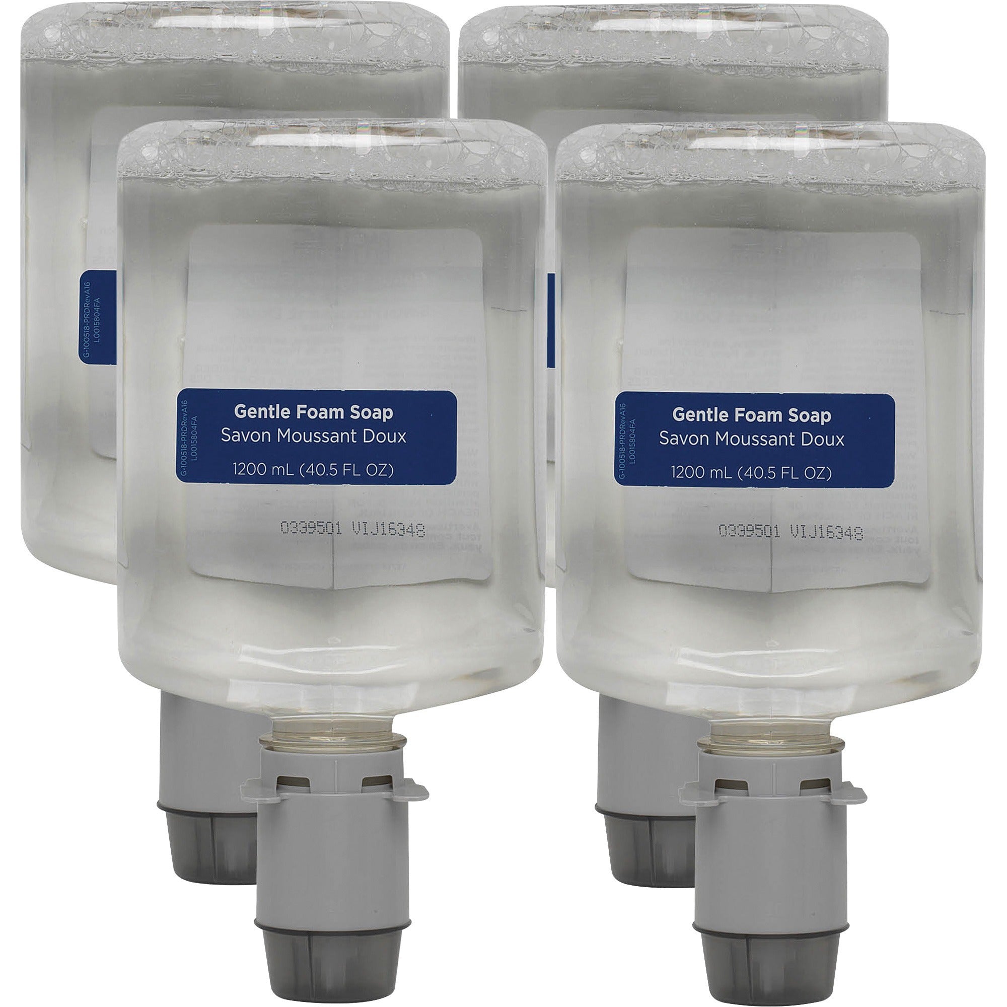 Pacific Blue Ultra Foam Soap Refills - 1.27 Quart - Dirt & Bacteria Remover - 4/Carton - Skin Care Dispensers