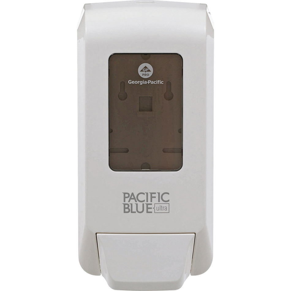 Pacific Blue Ultra Foaming Hand Soap/Hand Sanitizer Wall-Mounted Manual Dispenser - Manual - White - 1 Each