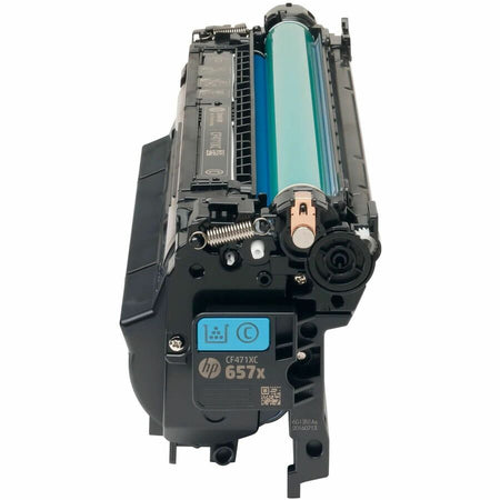 HP 657X (CF471X) Original High Yield Laser Toner Cartridge - Cyan - 1 Each - Alternate-Image2