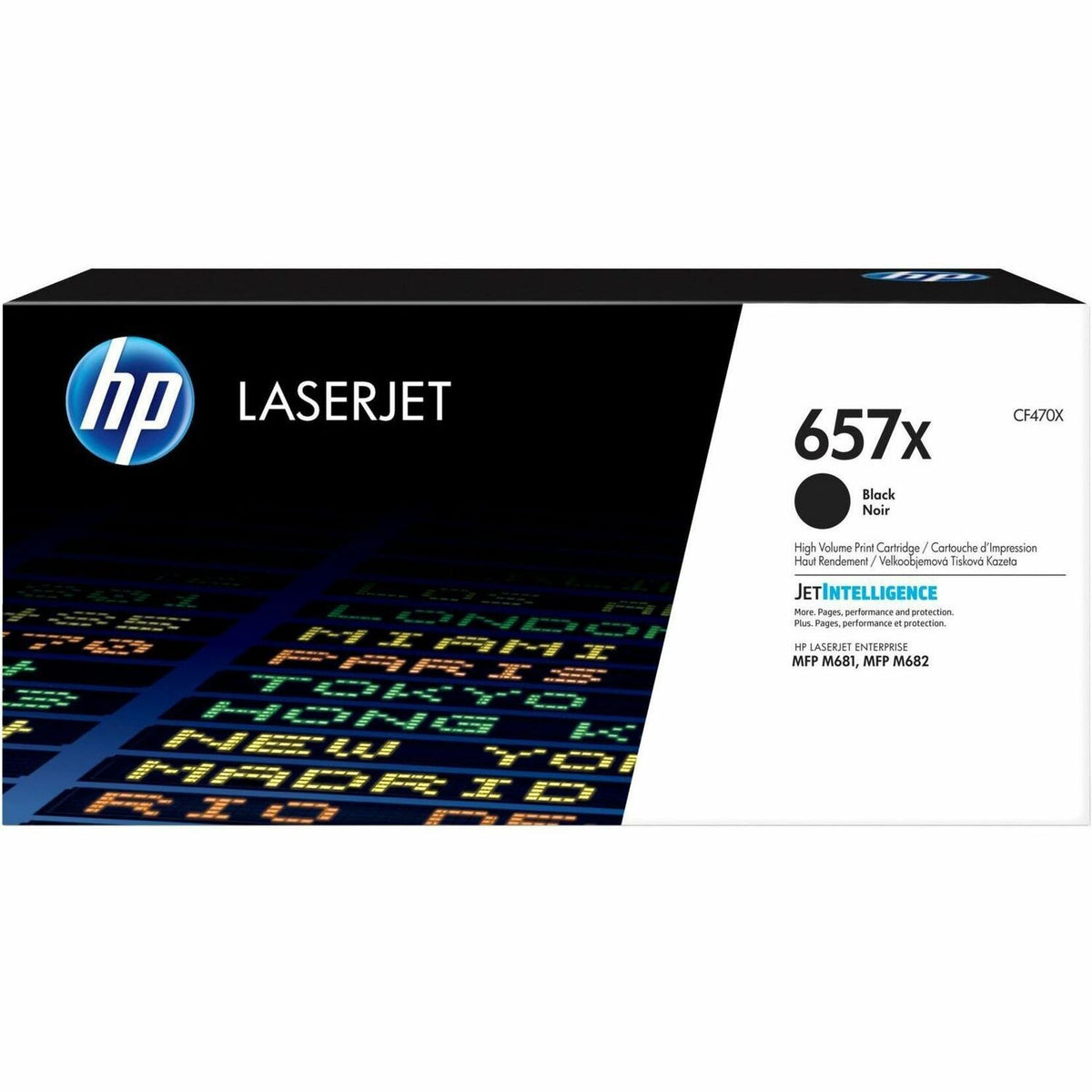 HP 657X (CF470X) Original High Yield Laser Toner Cartridge - Black - 1 Each - 1500