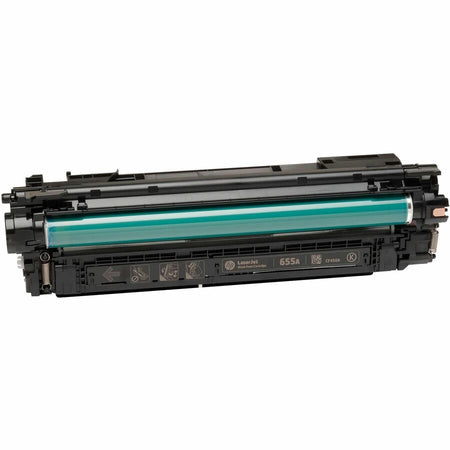 HP 655A (CF450A) Original Laser Toner Cartridge - Black - 1 Each - Alternate-Image1