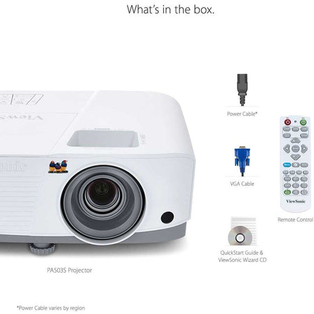 ViewSonic PA503S 3D Ready DLP Projector - 4:3 - Portable - Alternate-Image9
