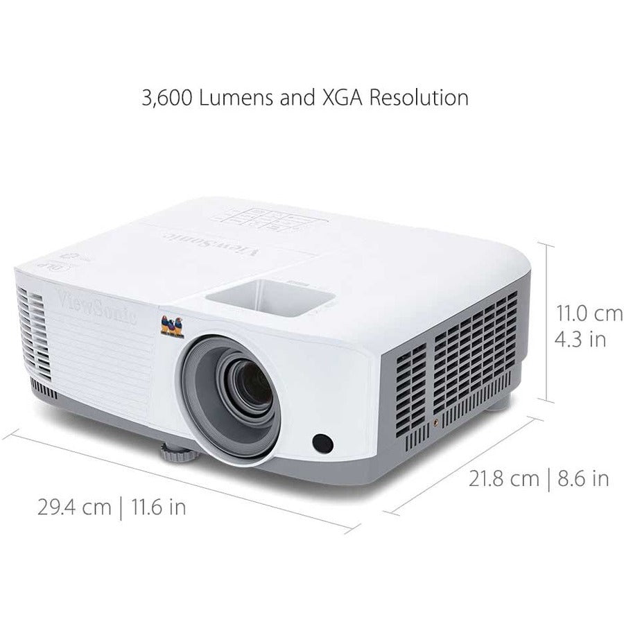 ViewSonic PA503X 3D Ready DLP Projector - 4:3 - Portable - 1024 x 768 - Front, Ceiling - 720p - 5000 Hour Normal Mode - 15000 Hour Economy Mode - XGA - 22,000:1 - 4000 lm - HDMI - USB - 3 Year Warranty
