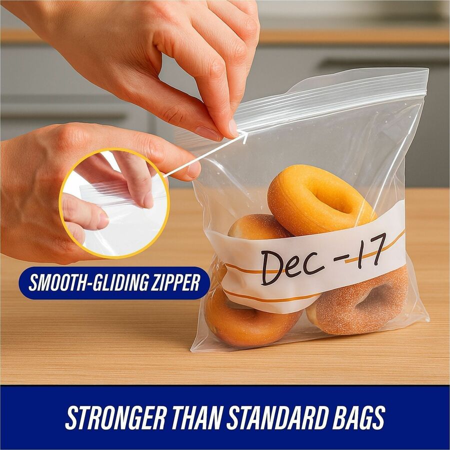 Genuine Joe Food Storage Bags: 1 Quart Capacity, 50/Box